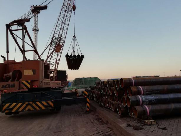 圓滿(mǎn)完成巴基斯坦管線(xiàn)集港發(fā)運(yùn)工作